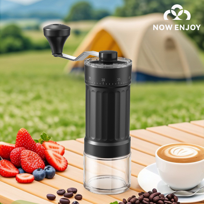 Coffee Grinder Burr - Macinacaffè Manuale NOW ENJOY con 40