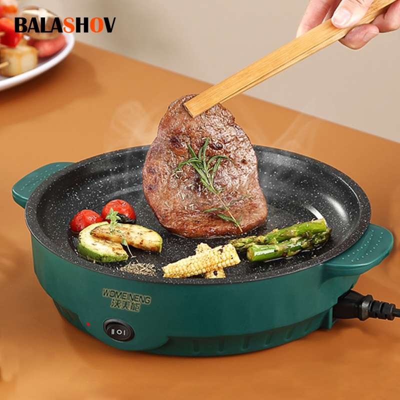 Fondue Set Electric - Multicooker elettrico Padella elettrica 220V Forno