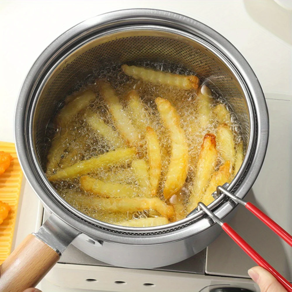 Deep Fryer Stainless - Set di pentole multiuso in acciaio