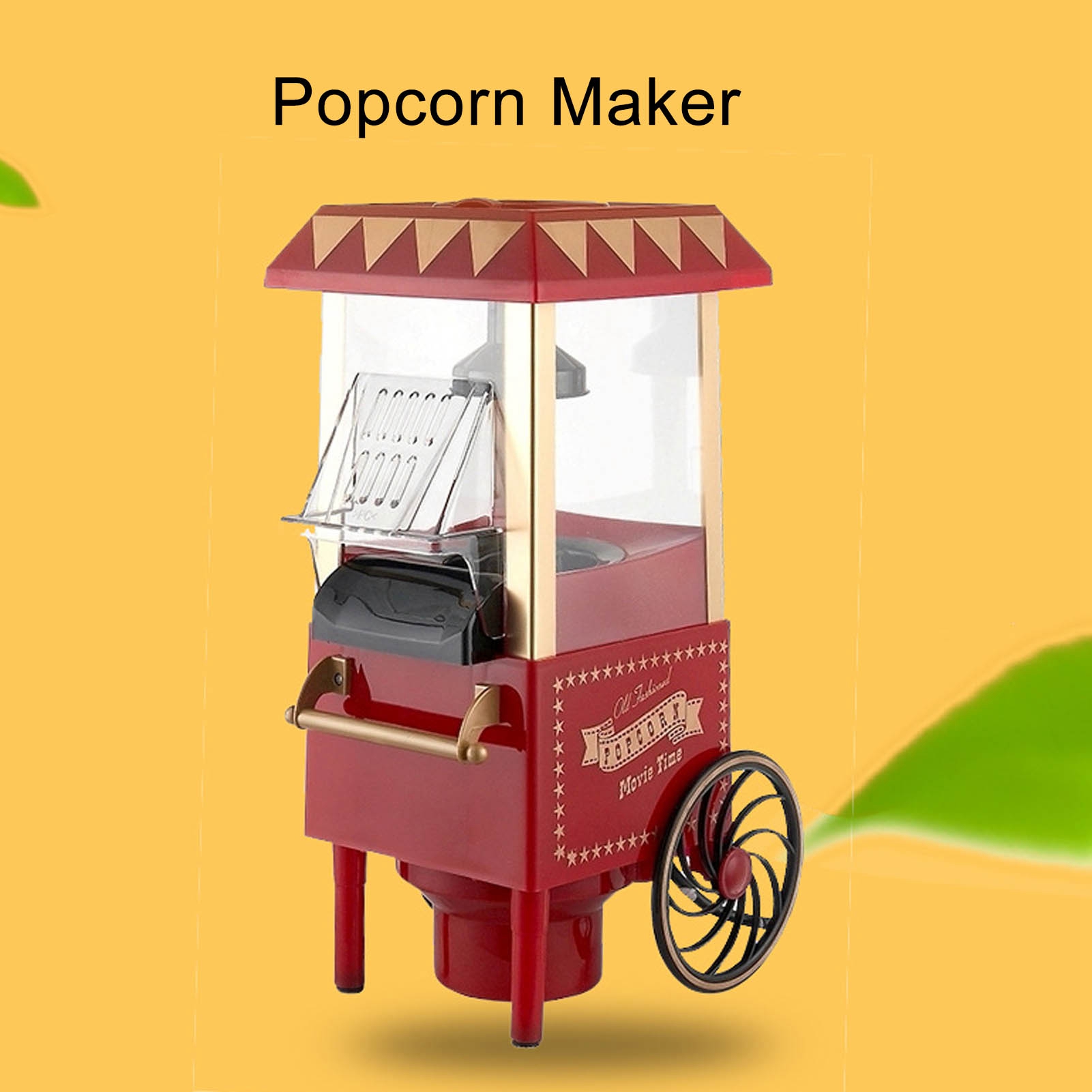 Air Popcorn Maker - Macchina Automatica per Popcorn Modello Retrò