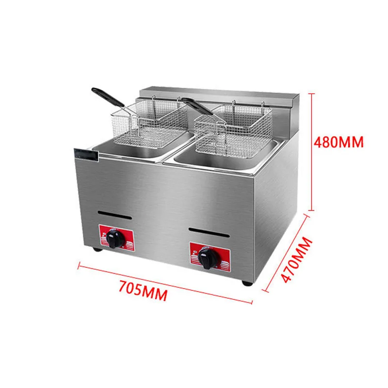 Deep Fryer Stainless - Friggitrice Elettrica in Acciaio Inox con