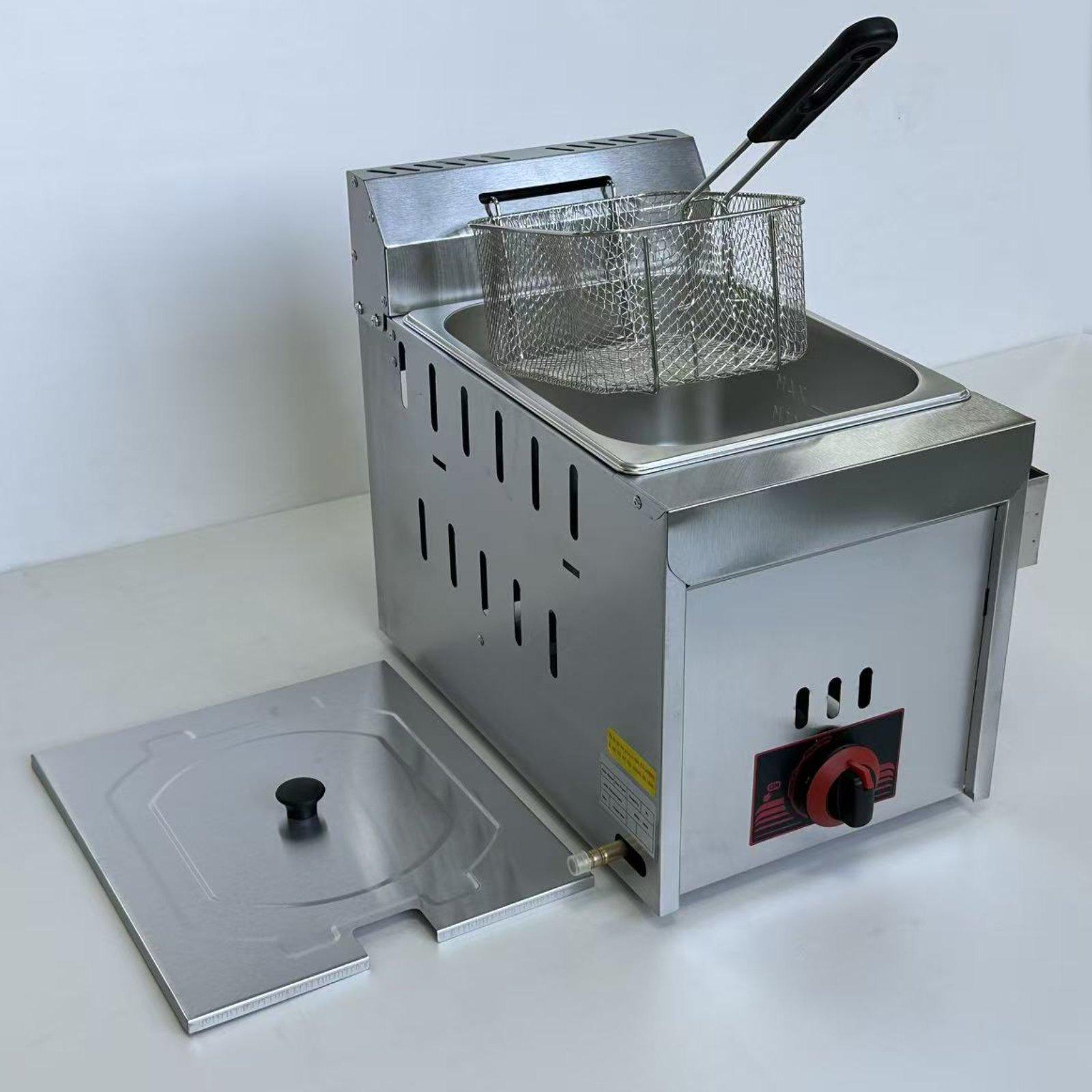 Deep Fryer Stainless - Friggitrice Commerciale a Immersione in Acciaio