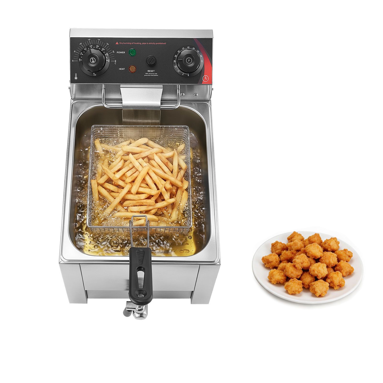 Friggitrice Elettrica Commerci - Deep Fryer Stainless recensione e prezzo
