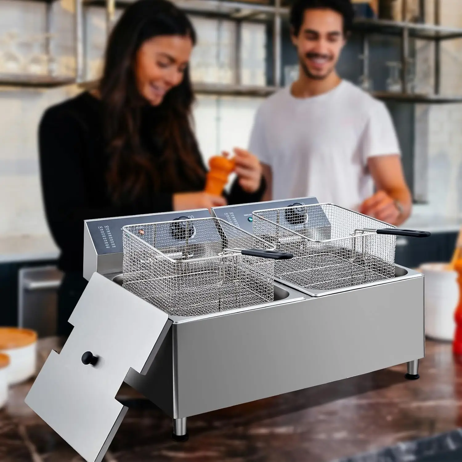Friggitrice Elettrica Commerci - Deep Fryer Stainless recensione e prezzo