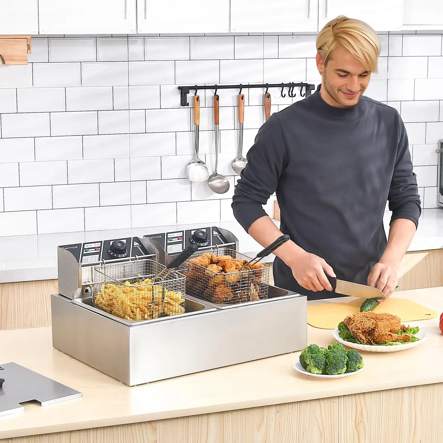 Friggitrice Elettrica Commerci - Deep Fryer Stainless recensione e prezzo