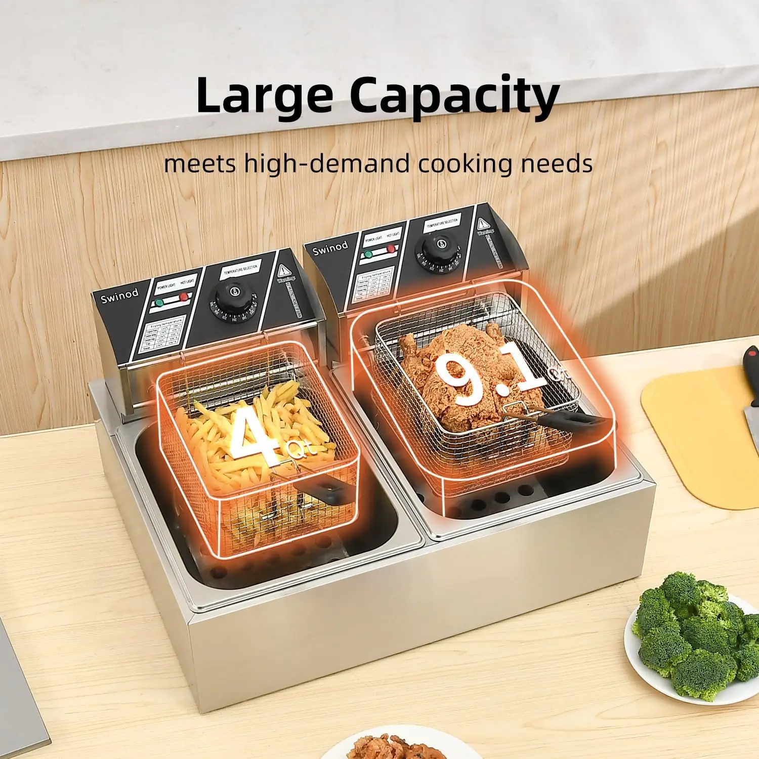 Friggitrice Elettrica Commerci - Deep Fryer Stainless recensione e prezzo