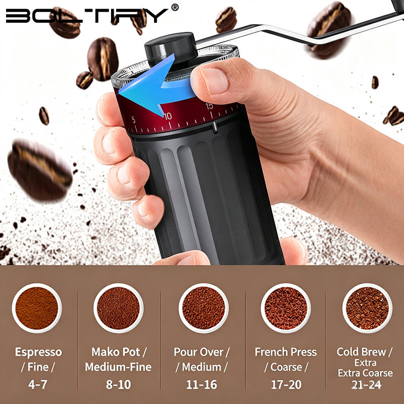 Macinacaffè Manuale Regolabile - Coffee Grinder Burr recensione e prezzo