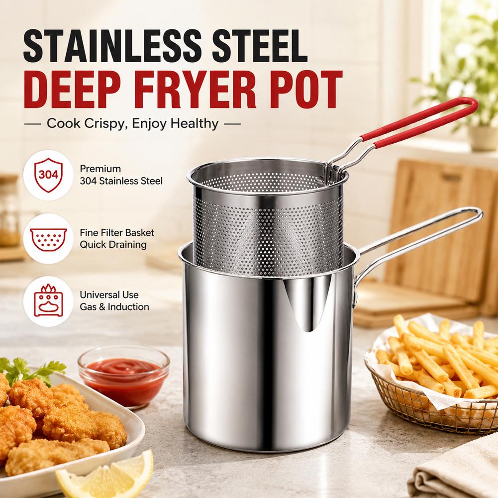 Pentola per Frittura Profonda  - Deep Fryer Stainless recensione e prezzo